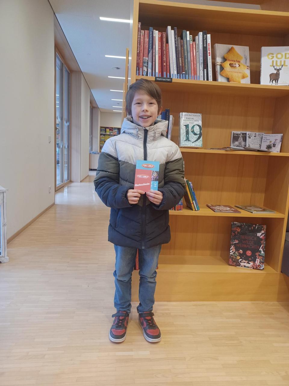 Konstantin mit Gutschein